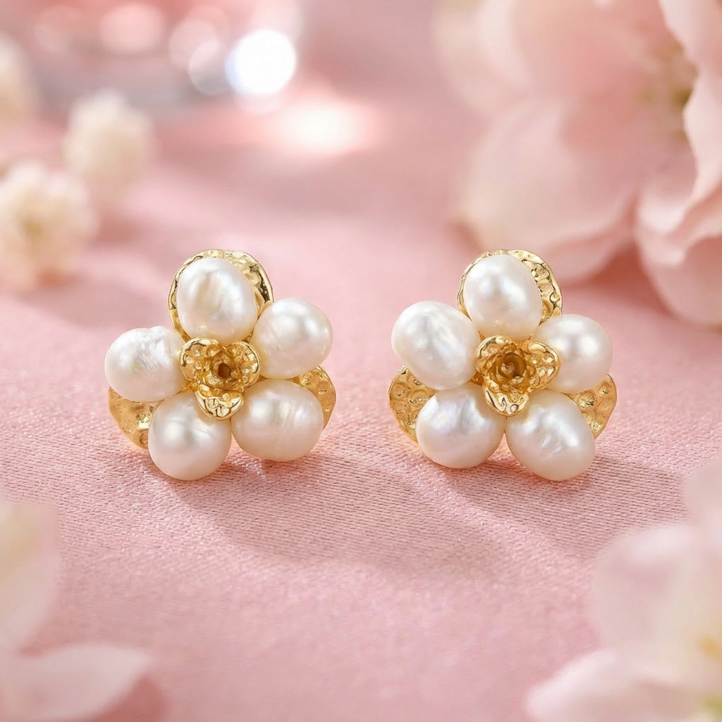 Peach Blossom Muse - Earring
