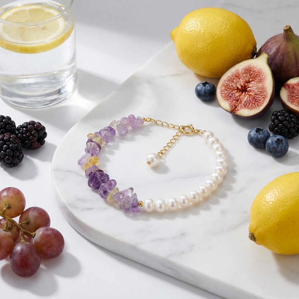 Amethyst Veil Bracelet