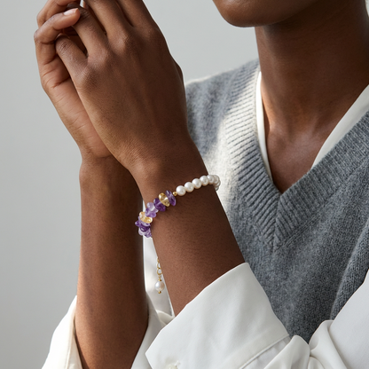 Amethyst Veil Bracelet