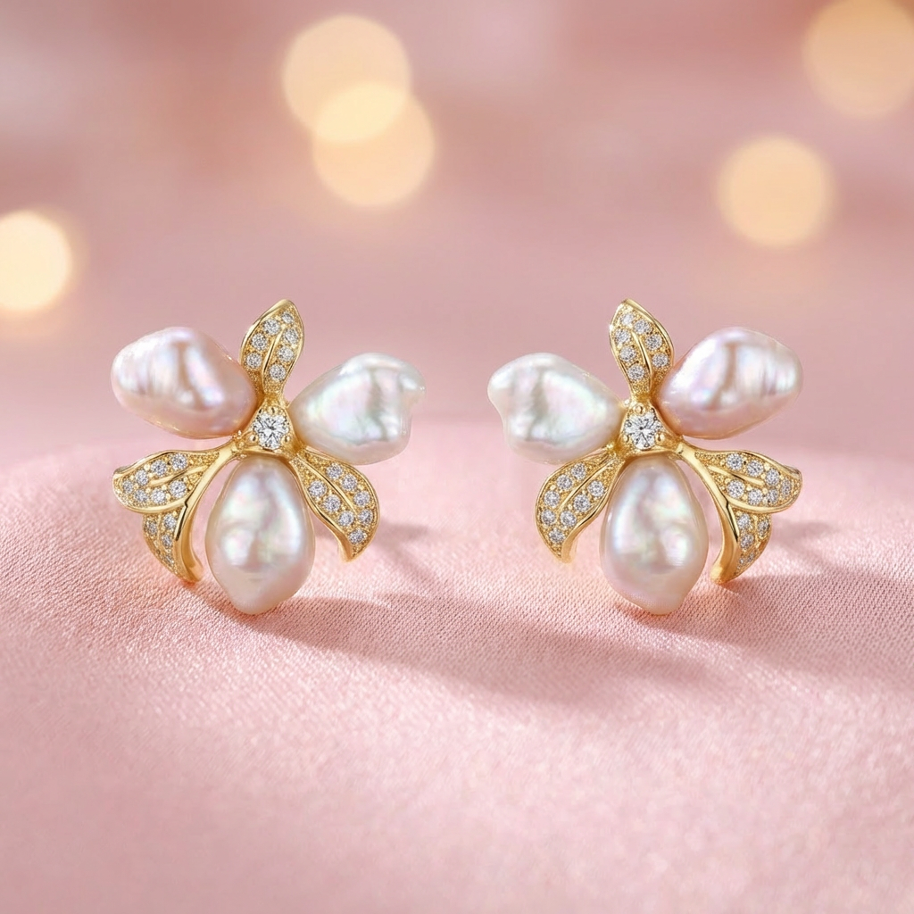 Peach Blossom Muse - Earring