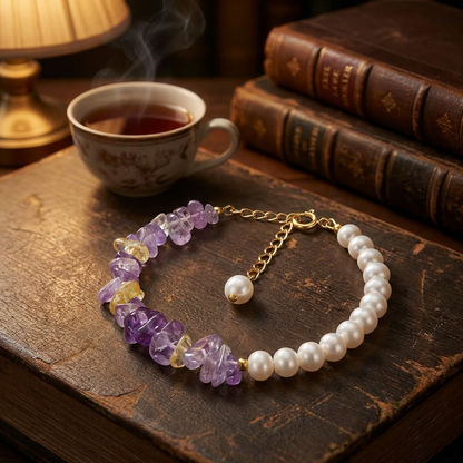Amethyst Veil Bracelet
