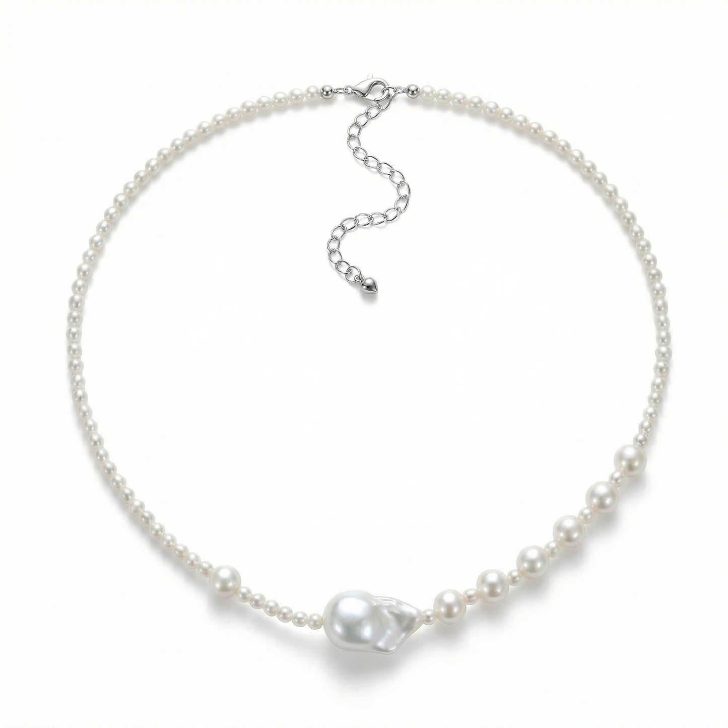 Baroque Pearl Gradient Necklace