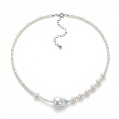 Baroque Pearl Gradient Necklace