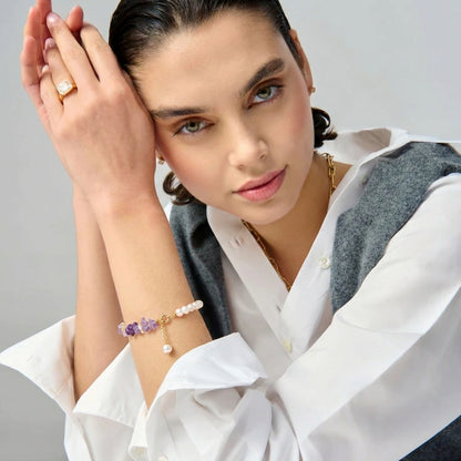 Amethyst Veil Bracelet
