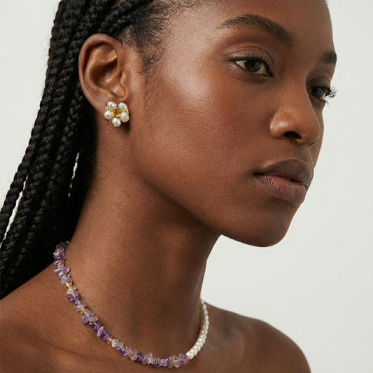 Peach Blossom Muse - Earring